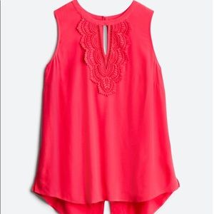 Pale Sky - Quin Keyhole Crochet Top